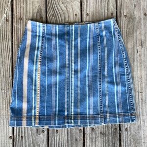 Striped Blue Skirt!